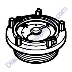 EE58784 GAUGE 5.20" MECHANICAL FUEL MultiQuip MQ62TK Trash Pump