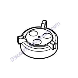 7V3177002 CAP 2" VENTED MultiQuip MQ62TK Trash Pump