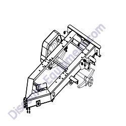 29370 FRAME W/ A TRLRMP MultiQuip QP4TZTMP16F QP4TZTMPXF Trash Pump