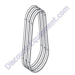 0000BN3VX315 BELT 3VX315 TK Equipment JCST Walk Behind Concrete Saw