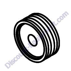 CL0200 Centrifugal Clutch 1" Dia Bore Miller Curber MC550 MC650 MC655 MC850 MC900 Curbilder