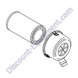 32100 44601 Air Filter Assy Airman PDS185S-6E1 Air Compressor