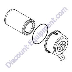 32100 44900 Air Filter Assy Airman PDS185S-6E1 Air Compressor