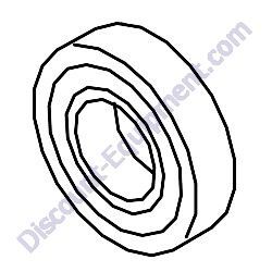 21406 28800 Bearing Airman PDS100S-6B4 Air Compressor