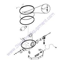 13312 Assembly Light Fixture 1000W MH Quick Disconnect Generac Magnum MLT4150 Light Tower **NO LONGER AVAILABLE**
