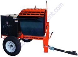 TK MM6P-GH5 6 Cu. Ft. Mortar Mixer Poly Drum With Honda Gas Engine 5HP, GX160 Plus Free Tow Pole
