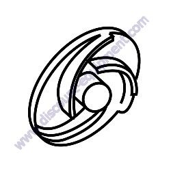 7204000030 (9258000030) IMPELLER Multiquip QP204H Centrifugal Pump