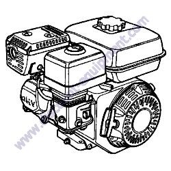GX120UT2PX2NH1 (GX120U1PX2) ENGINE HONDA Multiquip QP204H Centrifugal Pump