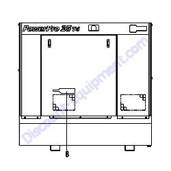 REF #8 - 39178 53620 Plate Quietech Airman SDG25S-8E1 Generator