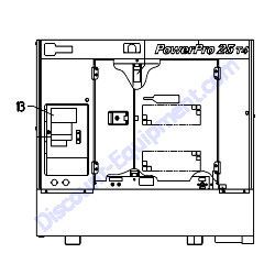 REF #13 - 39176 88300 Plate Output Airman SDG25S-8E1 Generator