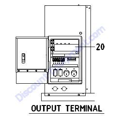 REF #20 - 39152 23401 Plate Wiring Chart Airman SDG25S-8E1 Generator