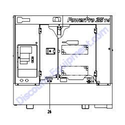 REF #26 - 39178 01640 Plate Fuel Port Airman SDG25S-8E1 Generator