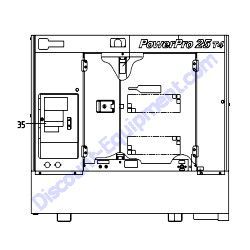 REF #35 - 39176 62900 Plate Electric Shock Airman SDG25S-8E1 Generator