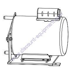 22990 MOTOR 5HP ELECTRIC LEESON 131633 Marshalltown 1620MP Mortar/Plaster Mixer