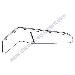 119-5060 SHIELD-RUBBER, RH Genuine Toro OEM Part