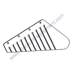 119-5061 SHIELD-RUBBER, LH Genuine Toro OEM Part