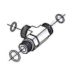 340-22 FITTING-TEE Genuine Toro OEM Part