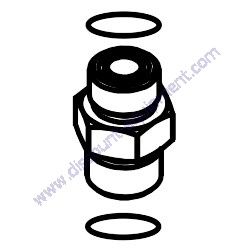 340-133 FITTING-STR Genuine Toro OEM Part