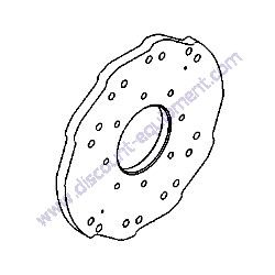121-1012-03 PLATE-WHEEL, CUTTER Genuine Toro OEM Part
