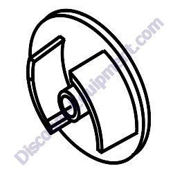 7312000030 (1343040030) IMPELLER MultiQuip QP-301TH Trash Pump