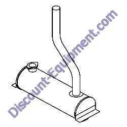 42100 71101 (42100 71100) Exhaust Muffler Airman PDS185S-6B4 Air Compressor