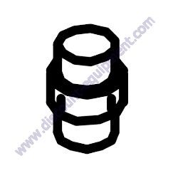 22200 17200 (22200 07400) Check Valve Assy Airman PDS185S-6B4 Air Compressor