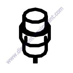 03734 20201 Nipple Airman PDS185S-6B4 Air Compressor