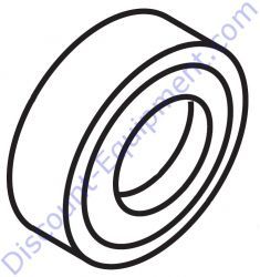110452 Ball Bearing 3210-2RS JAF Crown 16S Mortar Mixer