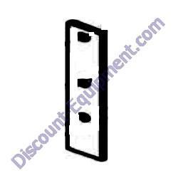 496076 Blade Side Crown 8P Mortar Plaster Stucco Mixer