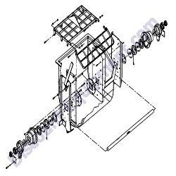 609988 Kit 6PR Drum Crown 6PR Mortar Plaster Stucco Mixer