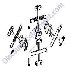 610550 Paddle Assembly Crown 4S Mortar Mixer