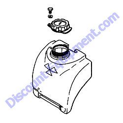 418910030 WATER TANK WHITE MultiQuip MVC64VHW Forward Plate Compactor