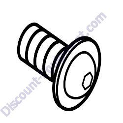 009110102 SOCKET HEAD SCREW 8X16 MultiQuip MVC40H Forward Plate Compactor