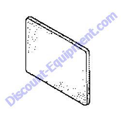 17218Z0D000 ELEMENT AIR CLEANER FOAM Multiquip MVC40H Forward Plate Compactor