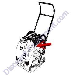 920208350 DECAL V- BELT RPF-3330 MultiQuip MVC88VGH-MVC88VGHW Forward Plate Compactor
