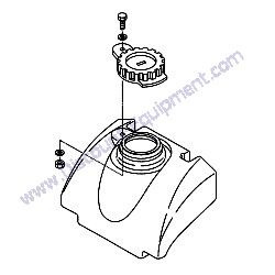 731598 (416910010) WATER TANK MultiQuip MVC88VGH-MVC88VGHW Forward Plate Compactor