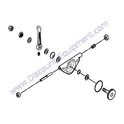 362910060 THROTTLE LEVER ASSEMBLY Multiquip MTR40HF Rammer