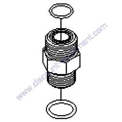 340-7 FITTING-STRAIGHT Genuine Toro OEM Part