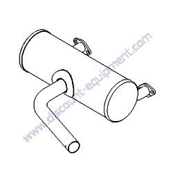 105-8381 MUFFLER Genuine Toro OEM Part