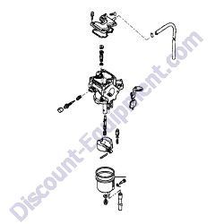16100Z4EV11 CARBURETOR ASSEMBLY Multiquip MTR40HF Rammer