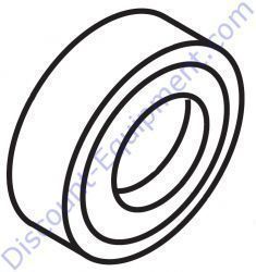 042006006 (046006006) BEARING 6006DDU MultiQuip MVC90H Forward Plate Compactor