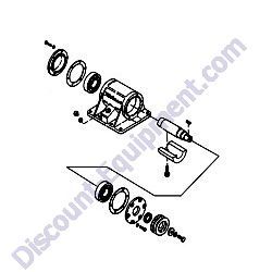 402910010 VIBRATOR ASSY MultiQuip MVC90H Forward Plate Compactor