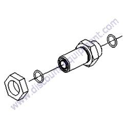 340-161 FITTING-BULKHEAD Genuine Toro OEM Part