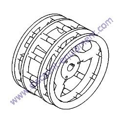 115-0721-03 WHEEL-DRIVE Genuine Toro OEM Part