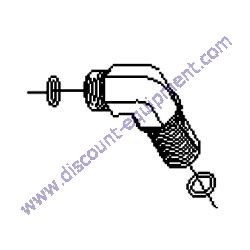 340-154 UNION-BULKHEAD Genuine Toro OEM Part