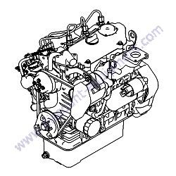 138-6910 ENGINE-KUBOTA, D902 Genuine Toro OEM Part
