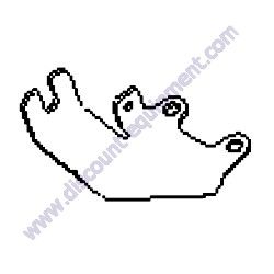 108-5922 BRACKET-SUPPORT, THROTTLE Genuine Toro OEM Part