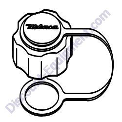 366350460 CAP ASSY FUEL TANK MultiQuip MTX70HD Rammer