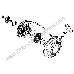 28400ZDJ003ZB RECOIL STARTER ASSY BLK MultiQuip MTX80HDR Rammer