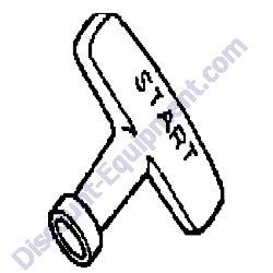 28461ZH8013 KNOB, RECOIL STARTER MultiQuip MTX80HDR Rammer